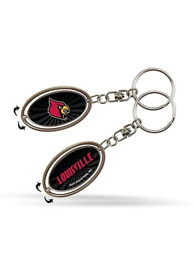 Louisville Cardinals Spinner Keychain - Red