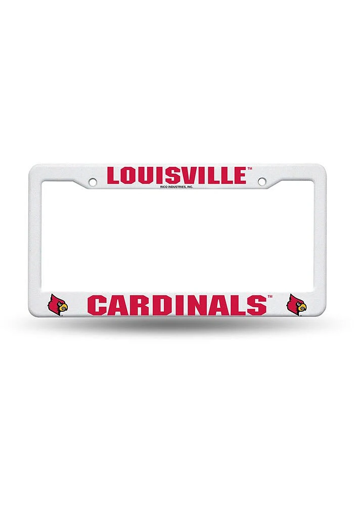 Louisville Cardinals Plastic License Plate Frame - Red