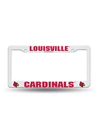 Louisville Cardinals Plastic License Plate Frame - Red