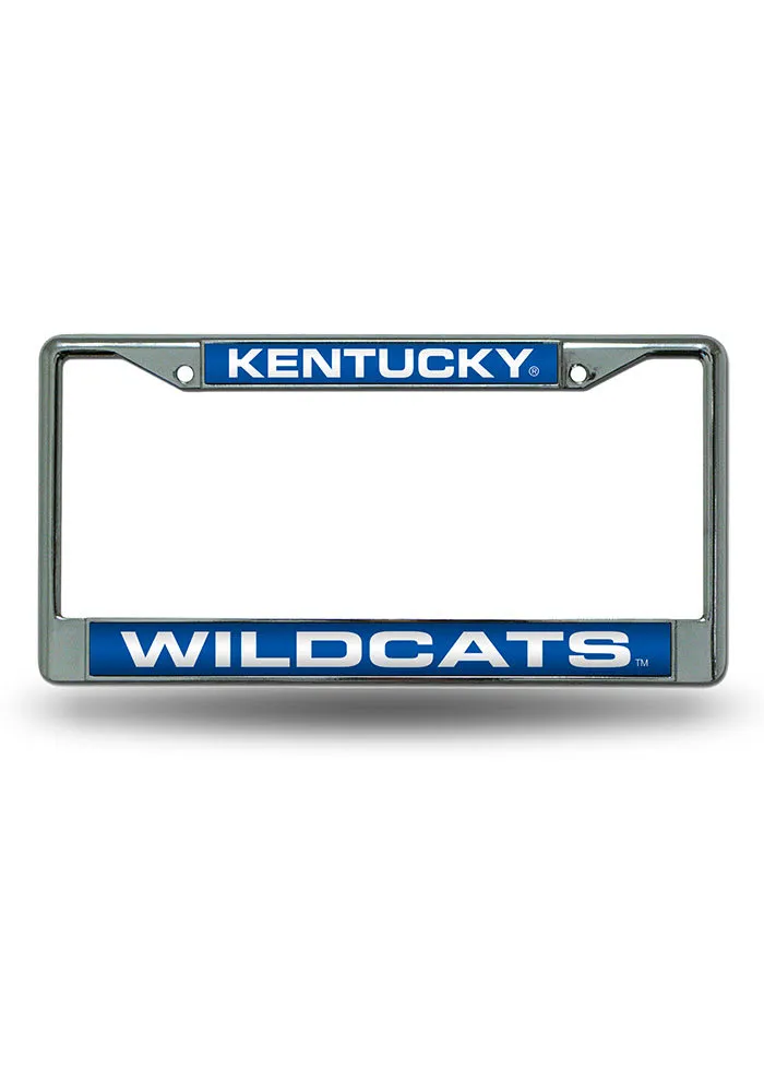 Kentucky Wildcats Laser Chrome License Frame