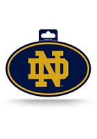 Notre Dame Fighting Irish Euro Auto Decal - Navy Blue