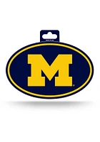 Michigan Wolverines Euro Auto Decal - Navy Blue