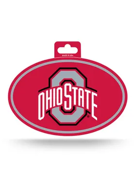Red Ohio State Buckeyes Euro Decal