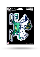 Notre Dame Fighting Irish Metallic Auto Decal - Navy Blue
