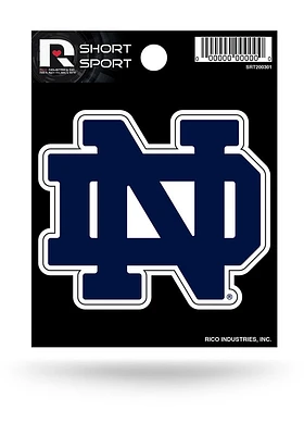 Notre Dame Fighting Irish Sports Auto Decal - Navy Blue