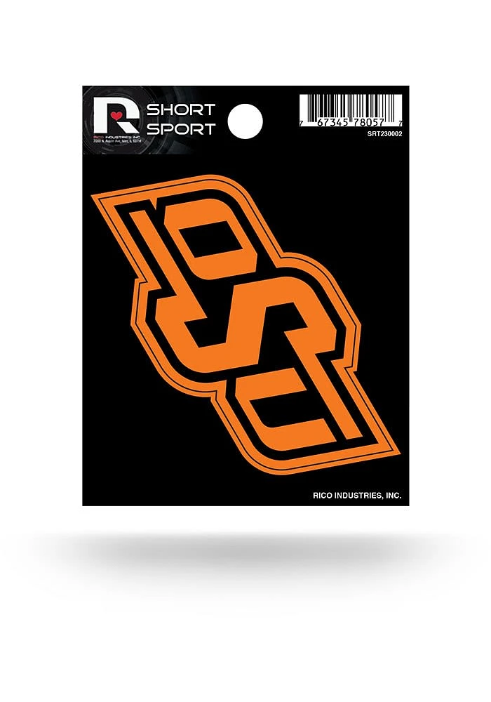 Oklahoma State Cowboys Sports Auto Decal - Orange