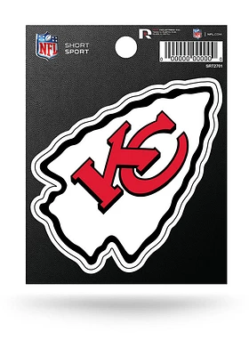 Kansas City Chiefs Sports Auto Decal - Red