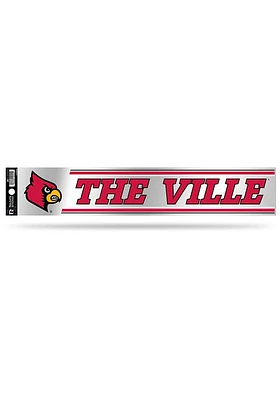 Louisville Cardinals Tailgate Auto Decal - Red