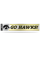 Iowa Hawkeyes Tailgate Auto Decal - Yellow