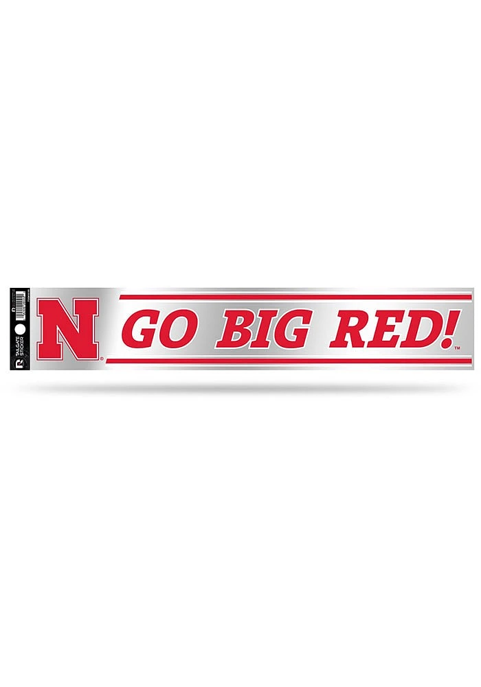 Nebraska Cornhuskers Tailgate Auto Decal - Red