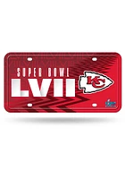 Kansas City Chiefs 2022 SB Bound Car Accessory License Plate