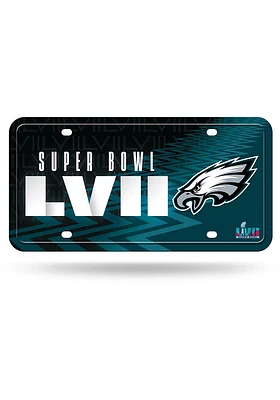 Philadelphia Eagles Midnight Green 2022 SB Bound Car Accessory License Plate