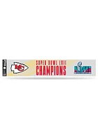 Kansas City Chiefs 2022 SB Champs Tailgate Auto Decal - Red