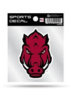 Arkansas Razorbacks Vinyl Die Cut Auto Decal - Red