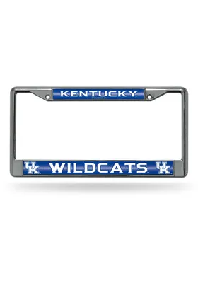 Kentucky Wildcats Bling Chrome License Frame