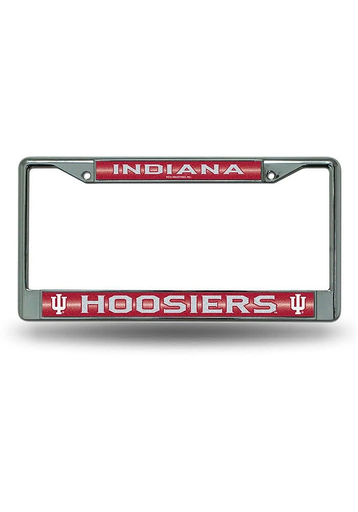 Indiana Hoosiers Bling Chrome License Frame