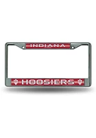 Indiana Hoosiers Bling Chrome License Frame