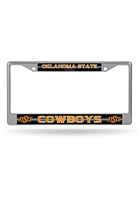 Oklahoma State Cowboys Bling Chrome License Frame