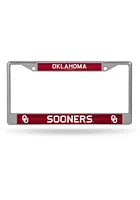 Oklahoma Sooners Bling Chrome License Frame
