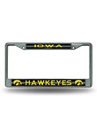 Iowa Hawkeyes Bling Chrome License Frame