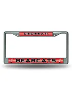 Cincinnati Bearcats Bling Chrome License Frame