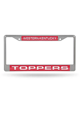 Western Kentucky Hilltoppers Chrome License Plate Frame - Red