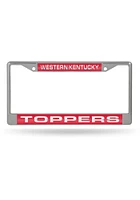 Western Kentucky Hilltoppers Chrome License Plate Frame - Red