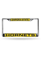 Emporia State Hornets Chrome License Frame
