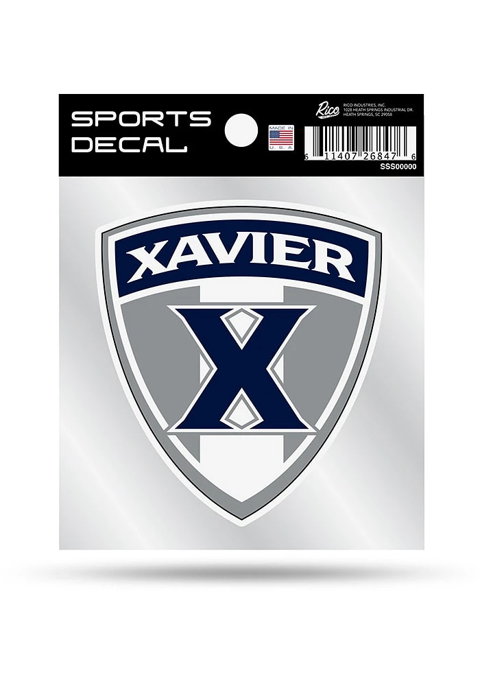 Xavier Musketeers 4x4 Auto Decal - Navy Blue