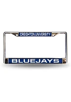 Creighton Bluejays Chrome License Plate Frame - Blue