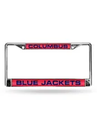 Columbus Blue Jackets Chrome License Frame