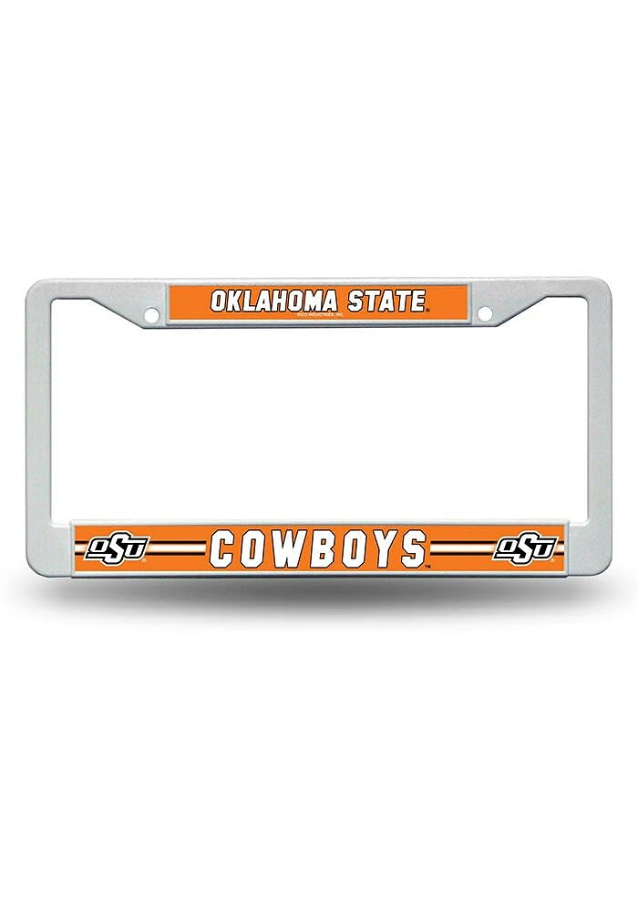 Oklahoma State Cowboys Plastic License Frame