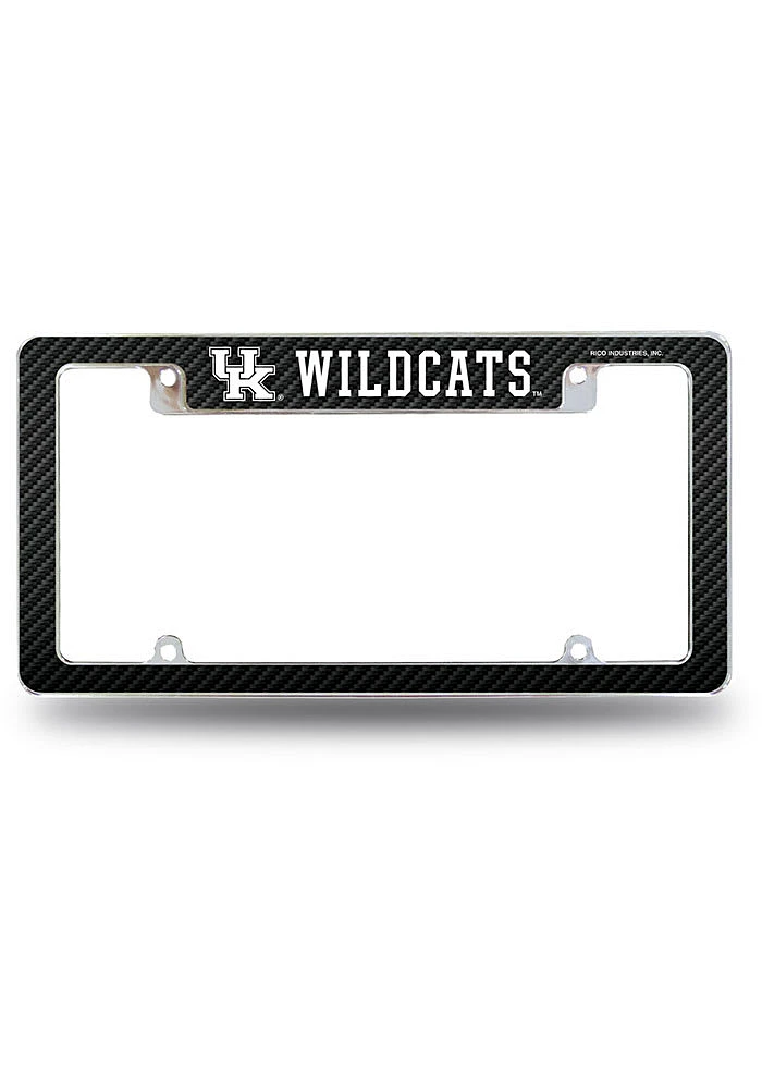 Kentucky Wildcats All Over Chrome License Plate Frame - Blue