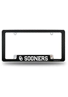 Oklahoma Sooners All Over Chrome License Plate Frame - Crimson