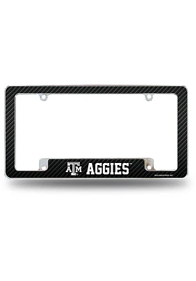 Texas A&M Aggies All Over Chrome License Plate Frame - Maroon