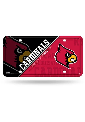 Louisville Cardinals Metal Car Accessory License Plate