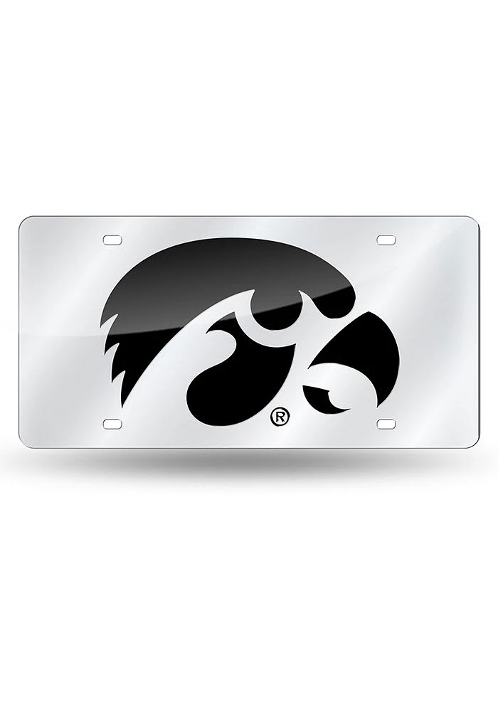 Iowa Hawkeyes Acrylic Car Accessory License Plate