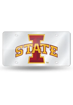 Iowa State Cyclones Cardinal Acrylic Car Accessory License Plate