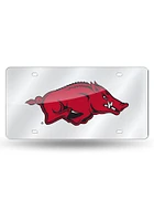 Arkansas Razorbacks Cardinal Acrylic Car Accessory License Plate