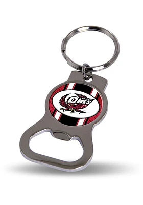 Temple Owls Bottle Opener Keychain - Red