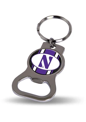 Northwestern Wildcats Bottle Opener Keychain