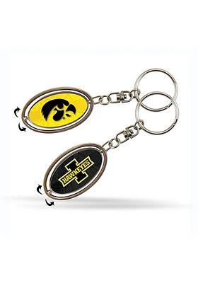 Iowa Hawkeyes Spinner Keychain