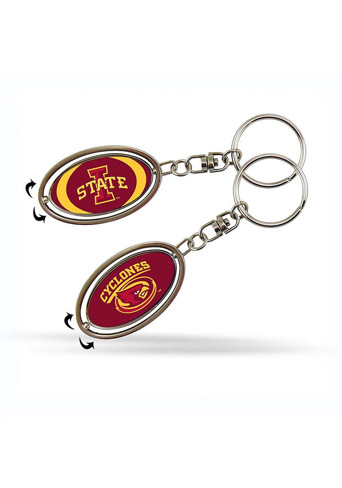 Iowa State Cyclones Spinner Keychain