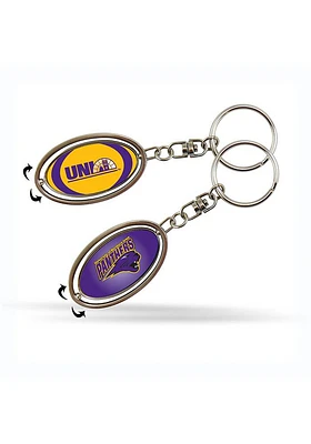 Northern Iowa Panthers Spinner Keychain