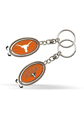 Texas Longhorns Spinner Design Keychain - Burnt Orange
