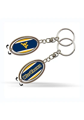 West Virginia Mountaineers Spinner Keychain