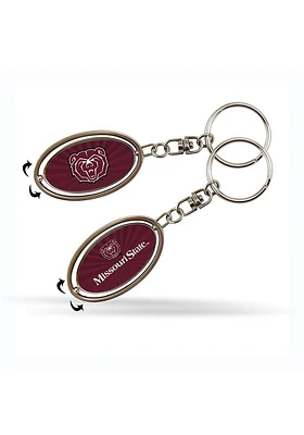 Missouri State Bears Spinner Keychain - Maroon