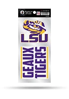 LSU Tigers Double Up Auto Decal - Purple