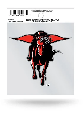 Texas Tech Red Raiders Mascot Auto Decal - Red