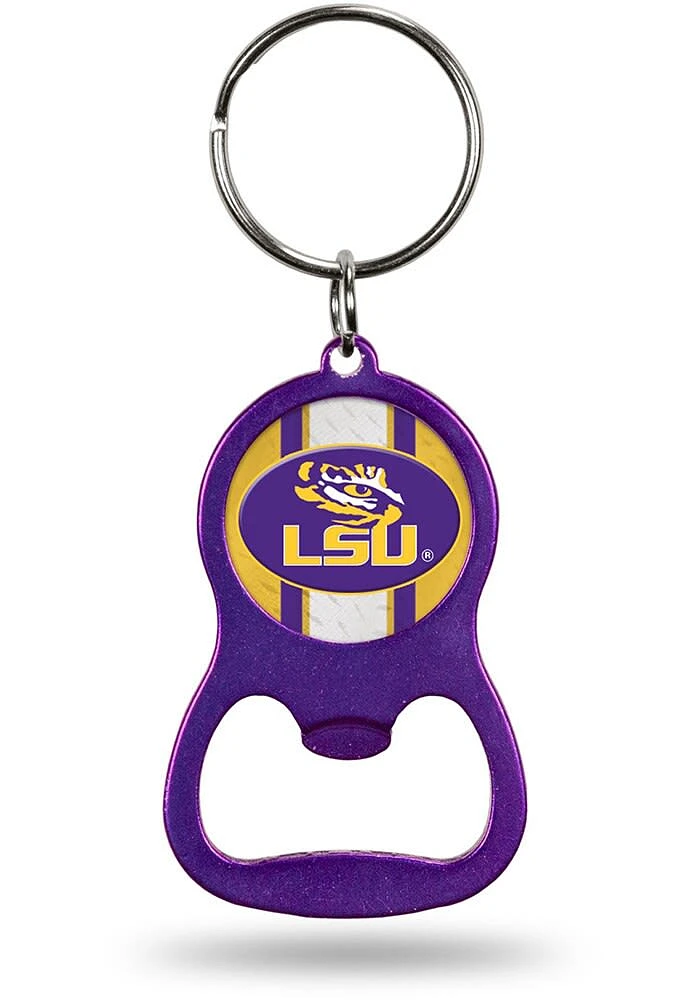 LSU Tigers Color Bottle Opener Keychain